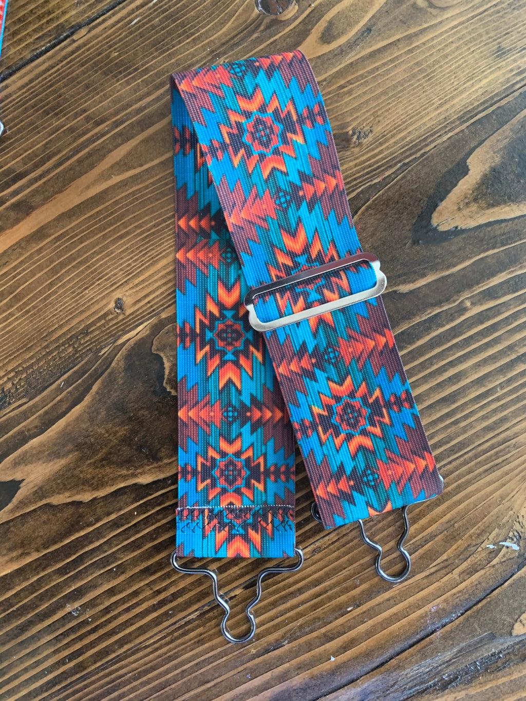 Blue and orange tribal pattern - Turn'n & Burn'n Straps