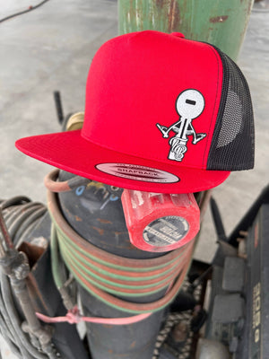 Red hat black and silver logo - Turn'n & Burn'n Straps